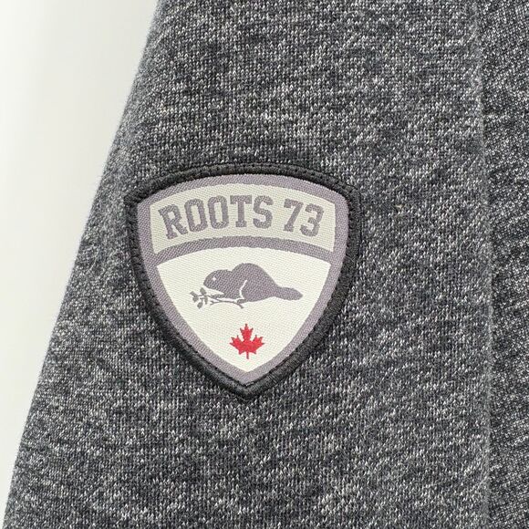 Roots Killarney Roots73 Fleece Quarter Zip, Sz 2XL, Black Heather Outdoor - Picture 4 of 9